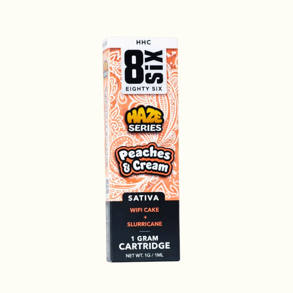 8SIX HHC 1g Peaches & Cream - Sativa