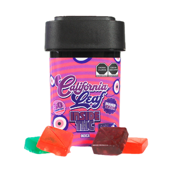 Gomitas Inside Delta 9 NANO TECH THC 25 mg/pza | 15 o 30 piezas
