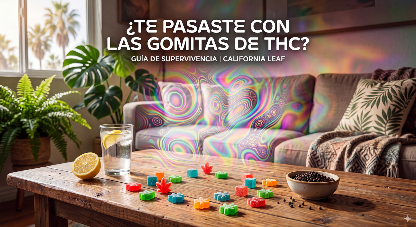 ¿Te pasaste con las gomitas de THC? Guía de supervivencia (y qué esperar)
