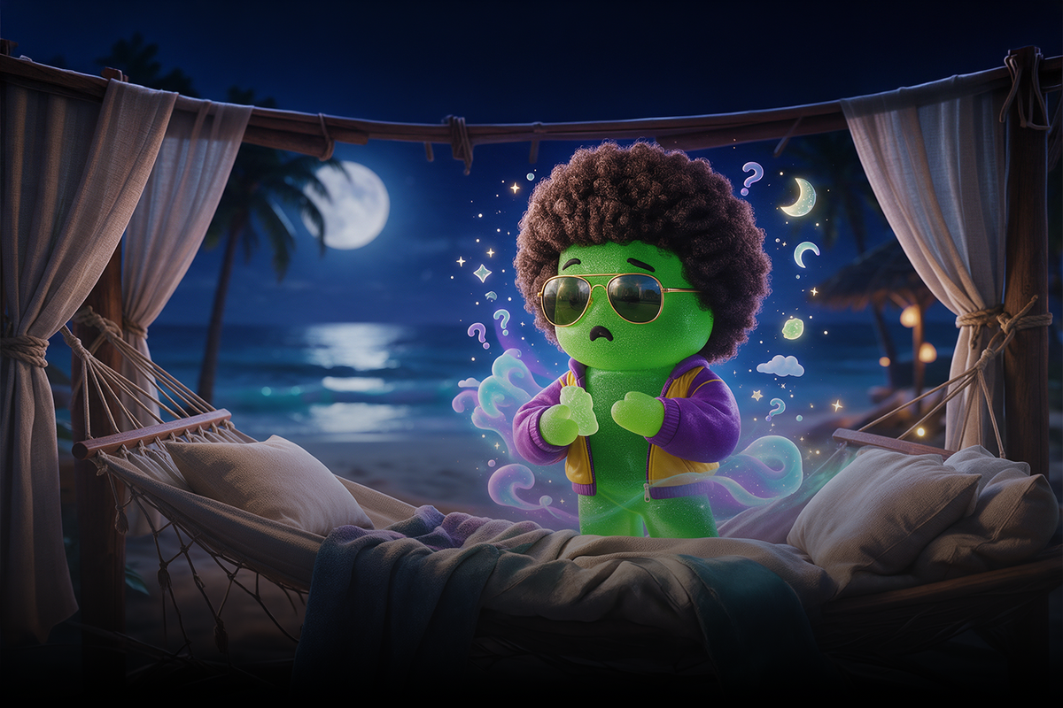 ¿Qué hace la melatonina en una gomita nocturna?