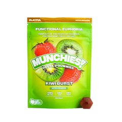 Munchies Gummy D9 - Euphoria - Kiwi Burst - Sativa - Playful-5 piezas-1