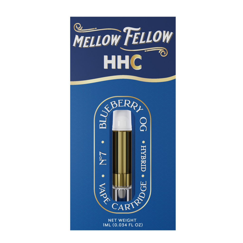 MELLOW FELLOW CLASSIC CARTRIDGES 1ml HHC BLUEBERRY