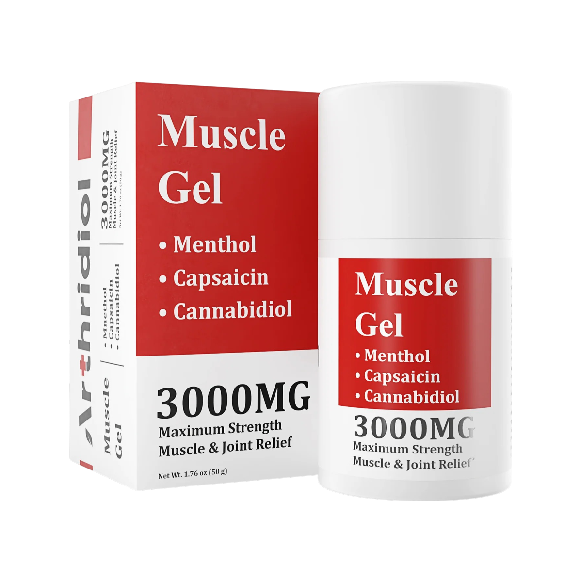 Arthridiol - Muscle Gel - 3000mg CBD-1