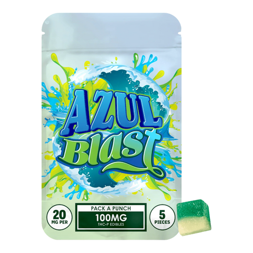 THCP Hidden Hills Azul Blast Punch Gummies 100MG
