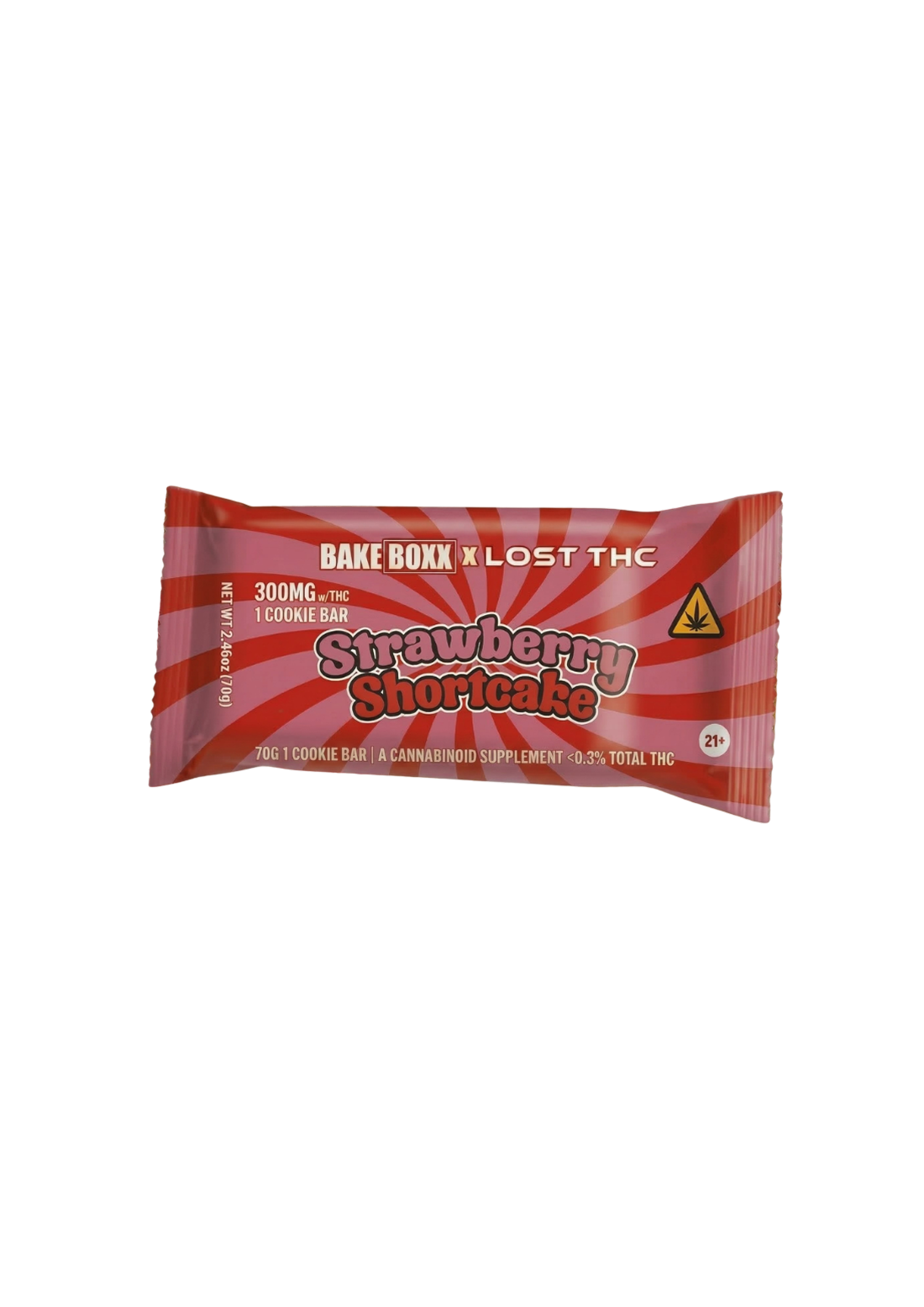 BAKE BOXX BRONIE STRAWBERRY SHOTCAKE 300MG-1