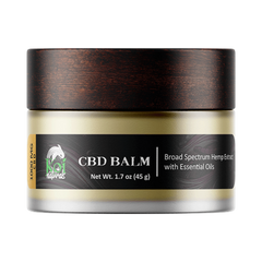 Bálsamo de CBD California Leaf Koi Naturals de 1000mg con extracto de cáñamo y aceites esenciales en frasco de 45g