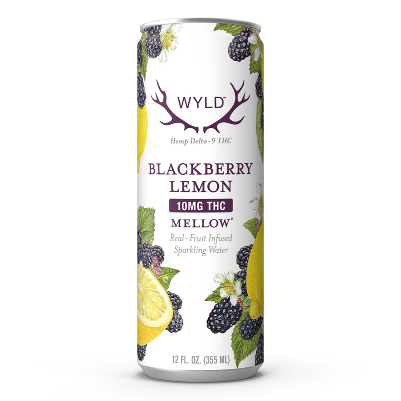 WYLD SPARKLING WATER THC 10MG BLACKBERRY LEMON-1