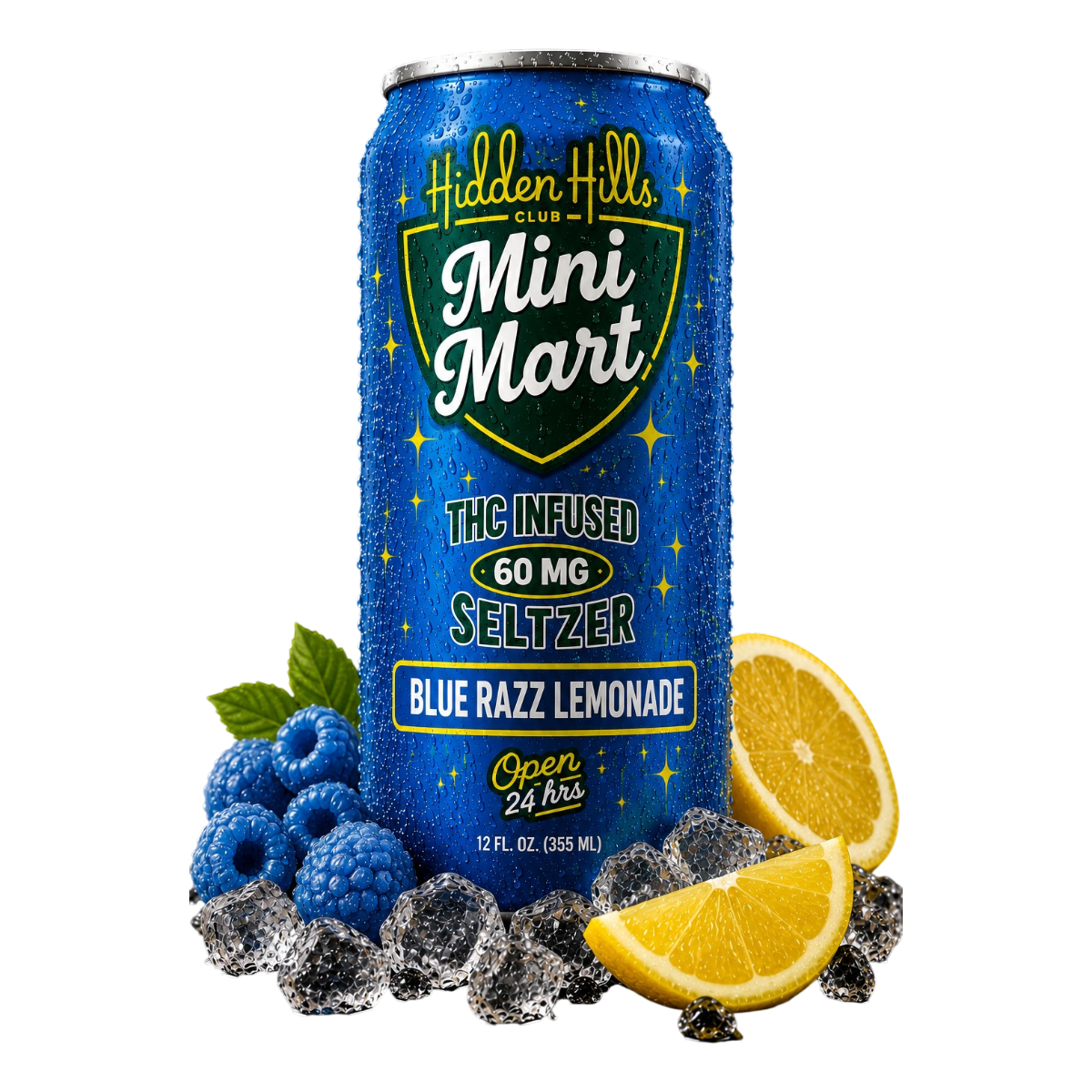 Hidden Hills 60 Mg Drink - Mini Mart Thca - Blue Razz Lemonade-1
