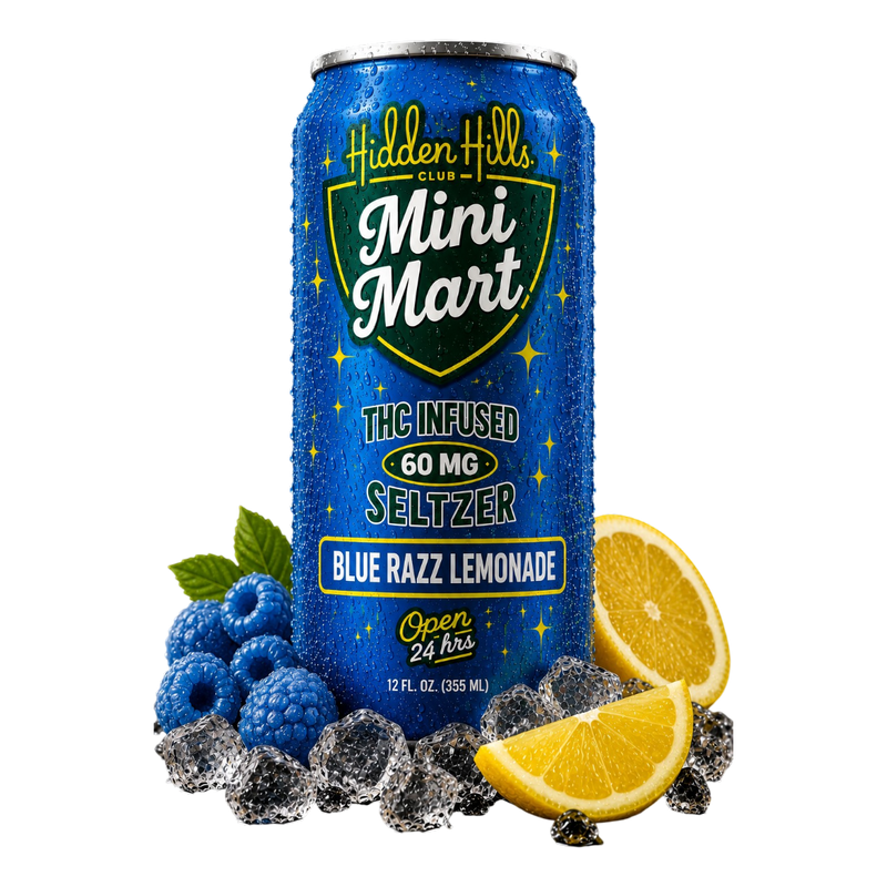 Hidden Hills 60 Mg Drink - Mini Mart Thca - Blue Razz Lemonade-1