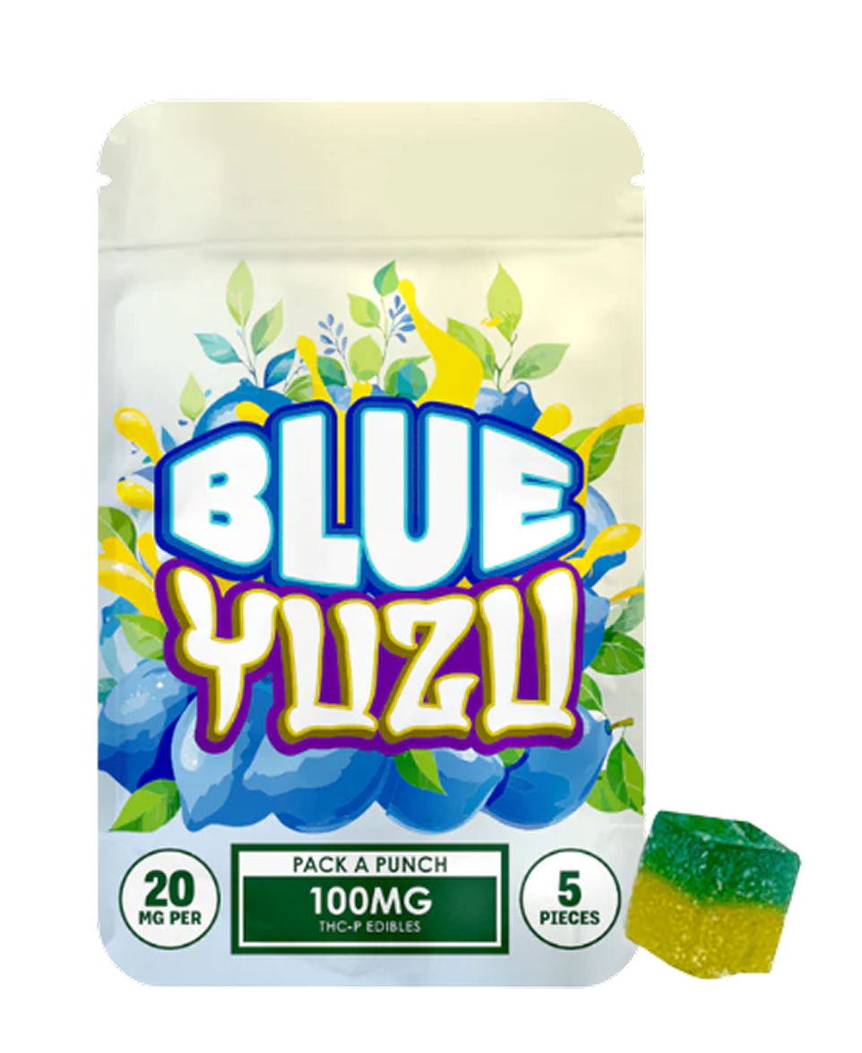 Blue Yuzu - Hidden Hills Punch THCP Gummies 100MG