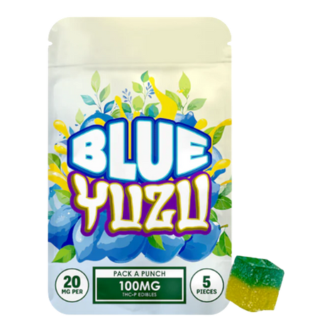 THCP Hidden Hills Blue Yuzu Punch Gummies 100MG
