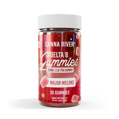 Gomitas Canna River Delta 8 - Major Melonz (25mg por gomita / 30 piezas)-1