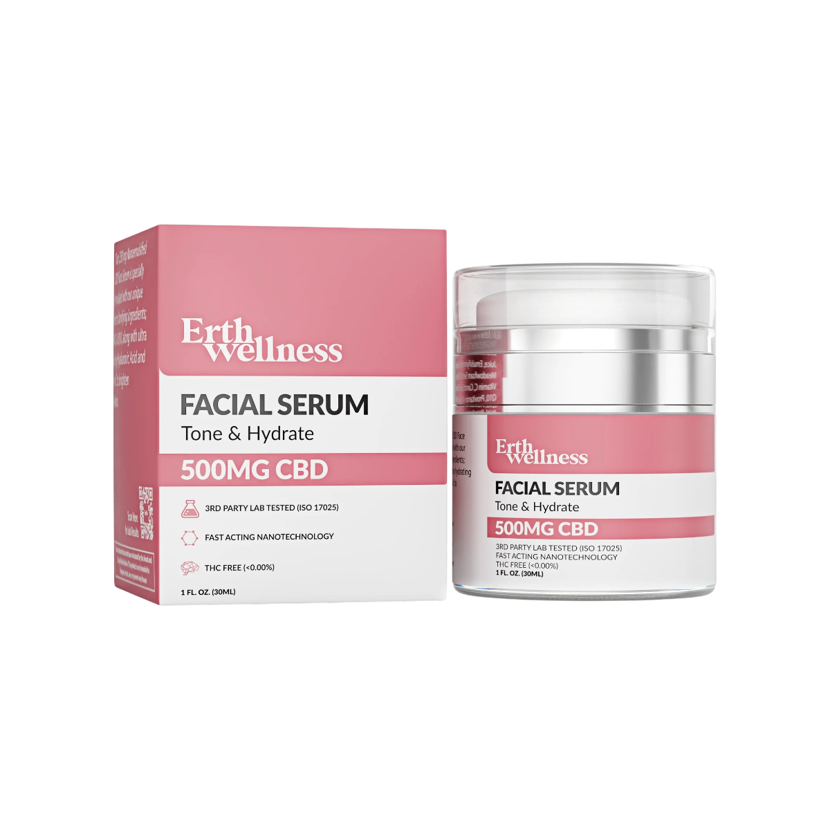 CBD Face Serum - Tone & Hydrate - 500MG