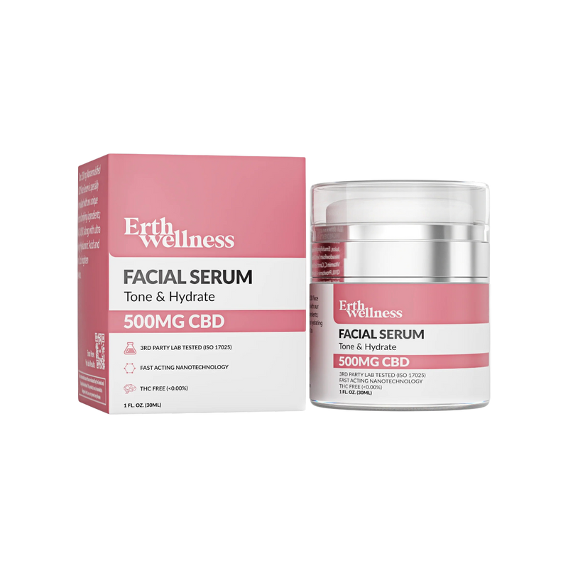 CBD Face Serum - Tone & Hydrate - 500MG-1