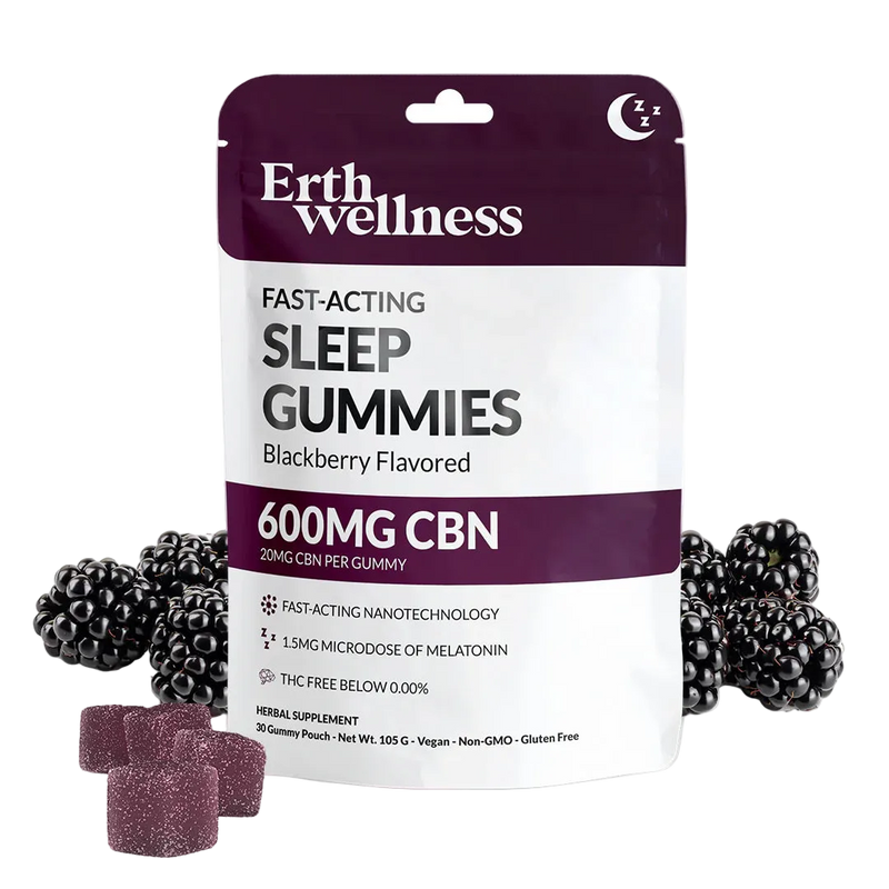 ERTH SLEEP GUMMIES CBN:MELATONIN 30PZ BLACKBERRY-1