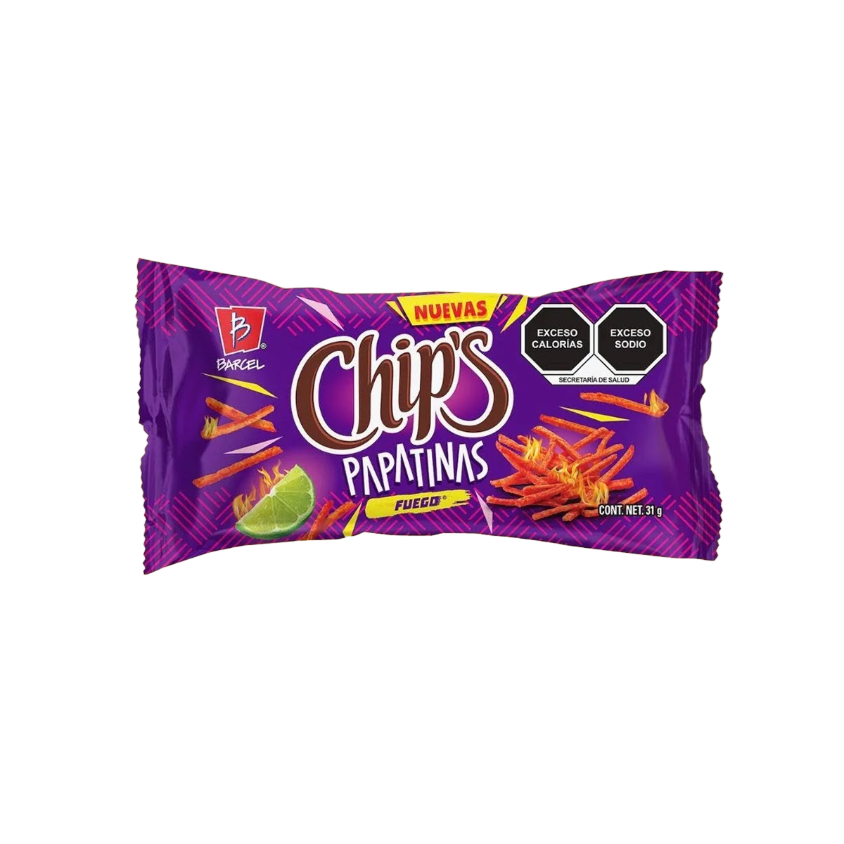 CHIPS  FUEGO PAPATINAS 31G-1