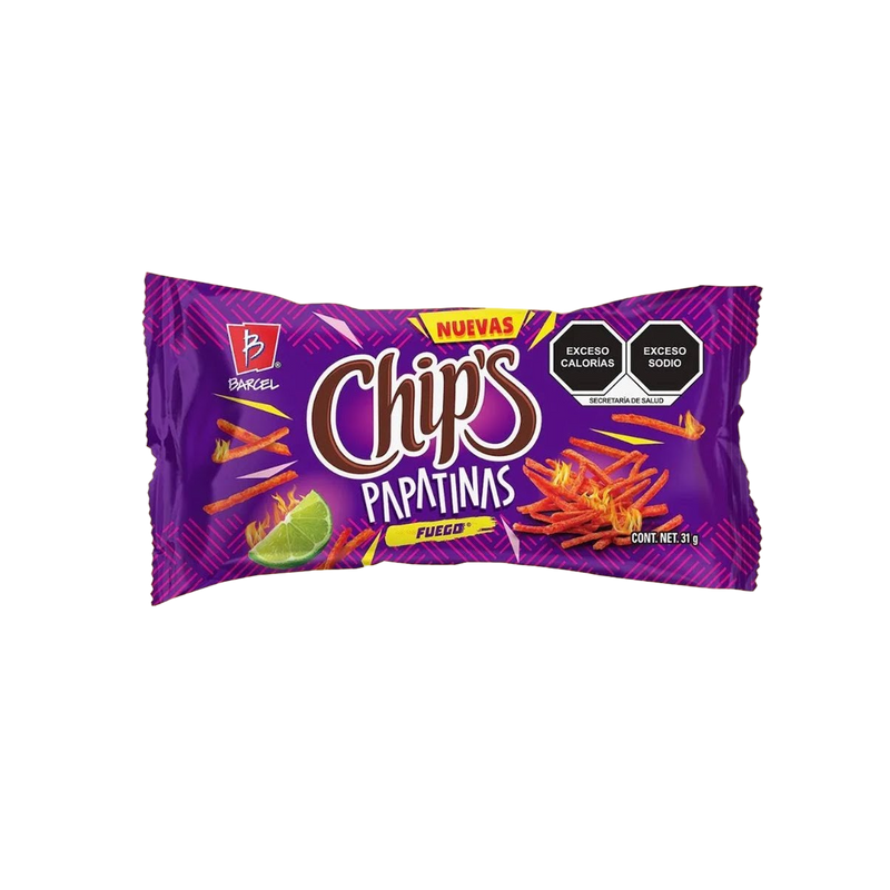 CHIPS  FUEGO PAPATINAS 31G-1