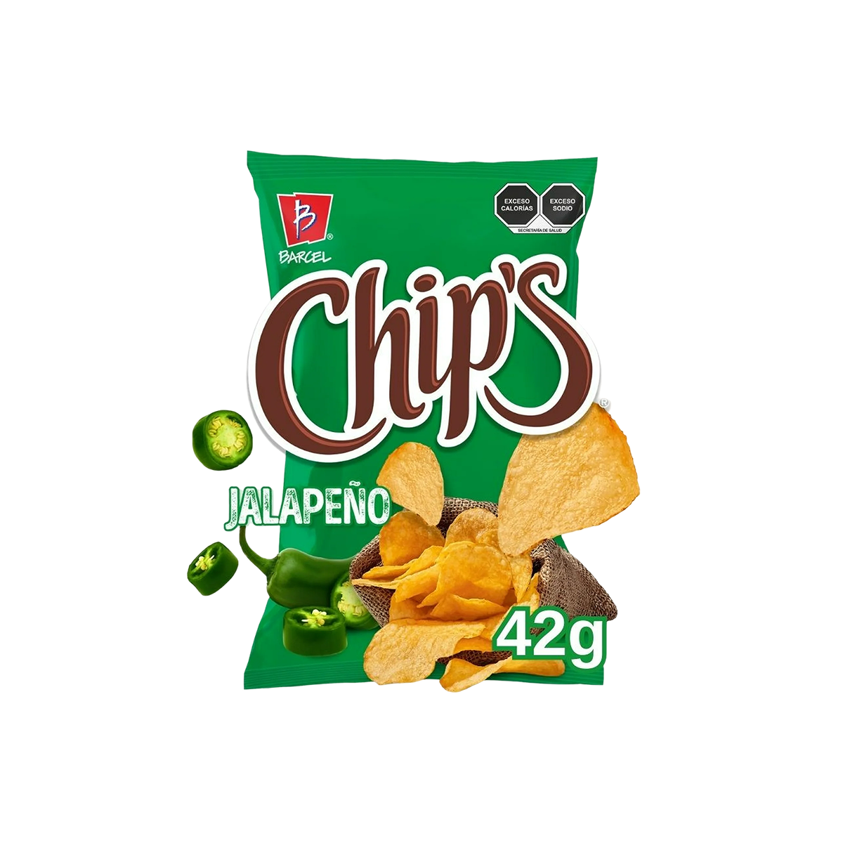 CHIPS JALAPEÑO 42G