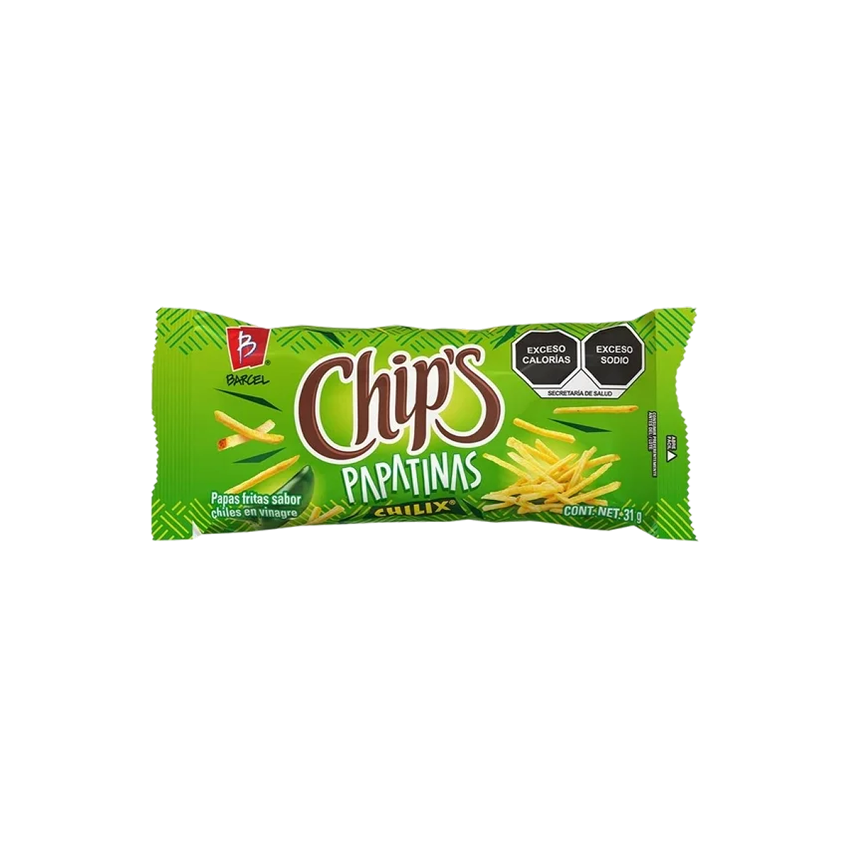 CHIPS JALAPEÑO PAPATINAS 31G-1