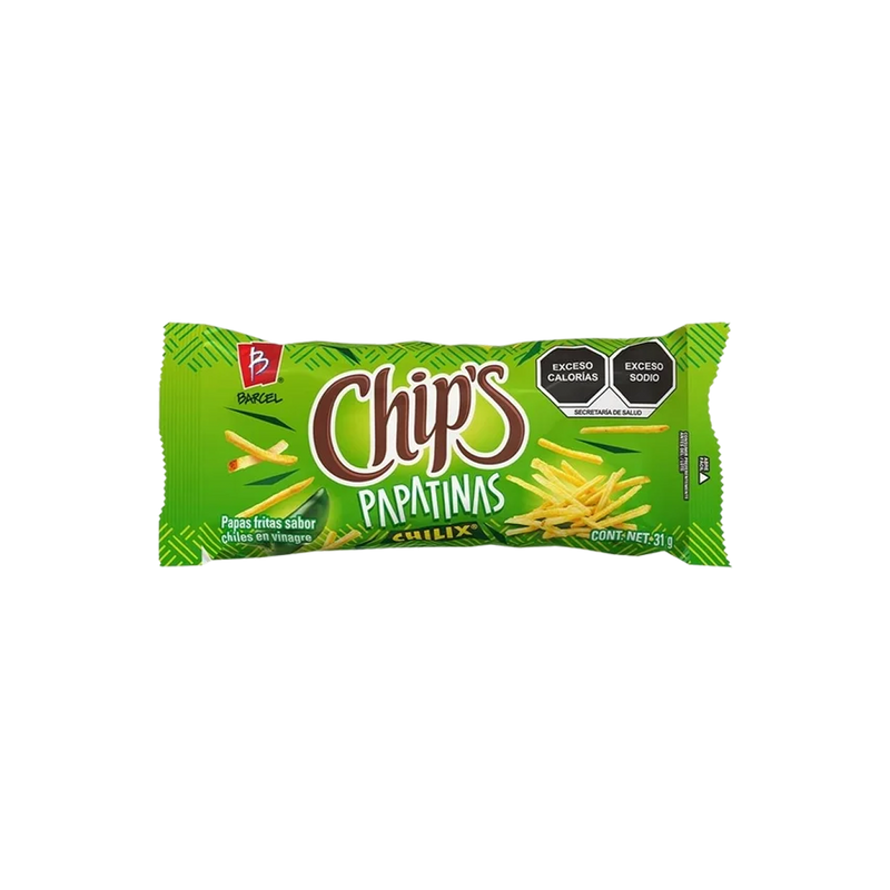CHIPS JALAPEÑO PAPATINAS 31G-1