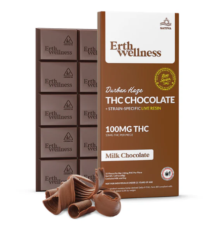 ERTH THC CHOCOLATE BAR THC MILK CHOCOLATE SATIVA