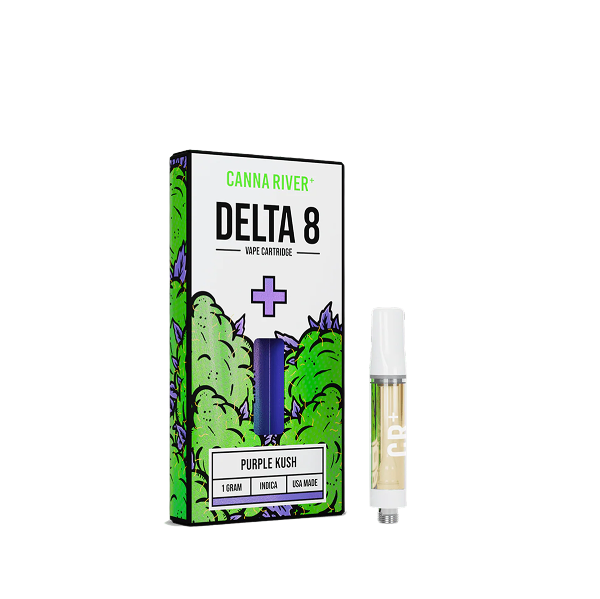 Canna River - D8 Cartridge - Delta 8 THC Purple Kush-1