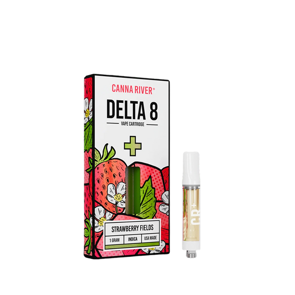 Canna River - D8 Cartridge - Delta 8 THC Strawberry Fields