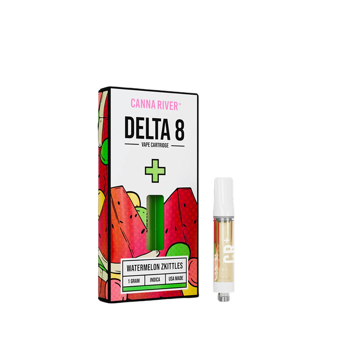 Canna River - D8 Cartridge - Delta 8 THC Watermelon Zkittles-1