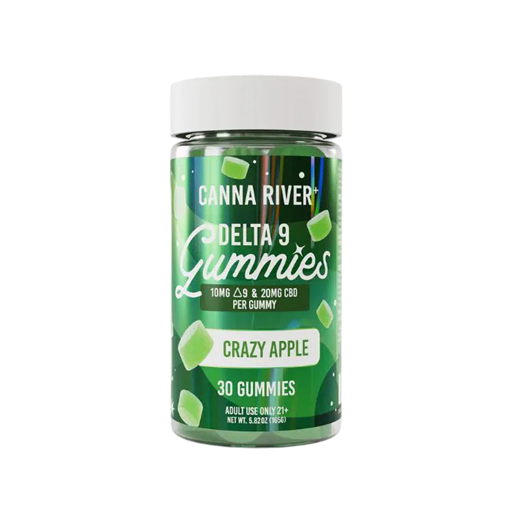 Canna River Crazy Apple: El Equilibrio Perfecto 10mg Delta-9 + 20mg CBD