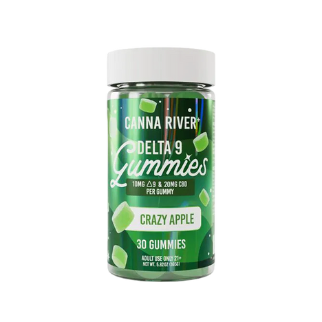 THC Canna River Crazy Apple: El Equilibrio Perfecto 10mg Delta-9 + 20mg CBD