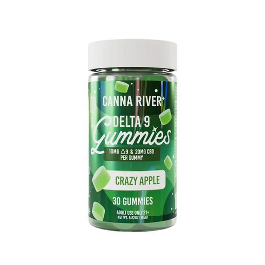 THC Canna River Crazy Apple: El Equilibrio Perfecto 10mg Delta-9 + 20mg CBD
