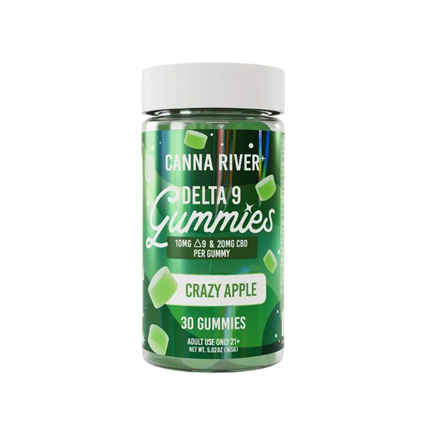 Canna River Crazy Apple: El Equilibrio Perfecto 10mg Delta-9 + 20mg CBD
