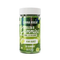 Gomitas Canna River Delta 8 - Kiwi Burst (25mg por gomita / 30 piezas)-1