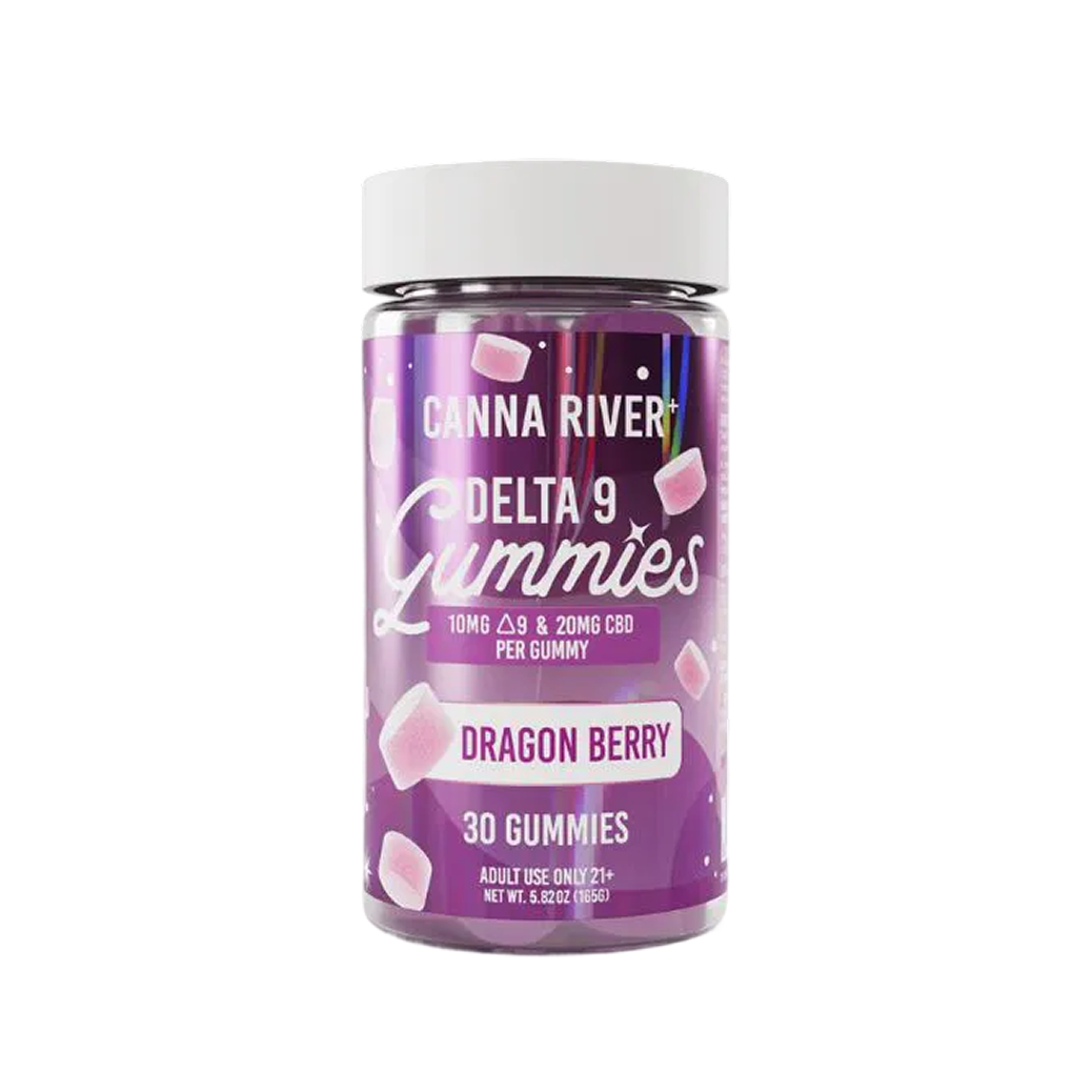 Canna River Dragon Berry: El Equilibrio Perfecto 10mg Delta-9 + 20mg CBD-1