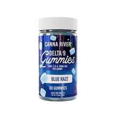 Canna River Blue Razz: El Equilibrio Perfecto 10mg Delta-9 + 20mg CBD-1