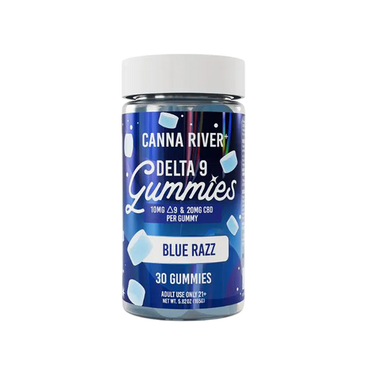 Canna River Blue Razz: El Equilibrio Perfecto 10mg Delta-9 + 20mg CBD