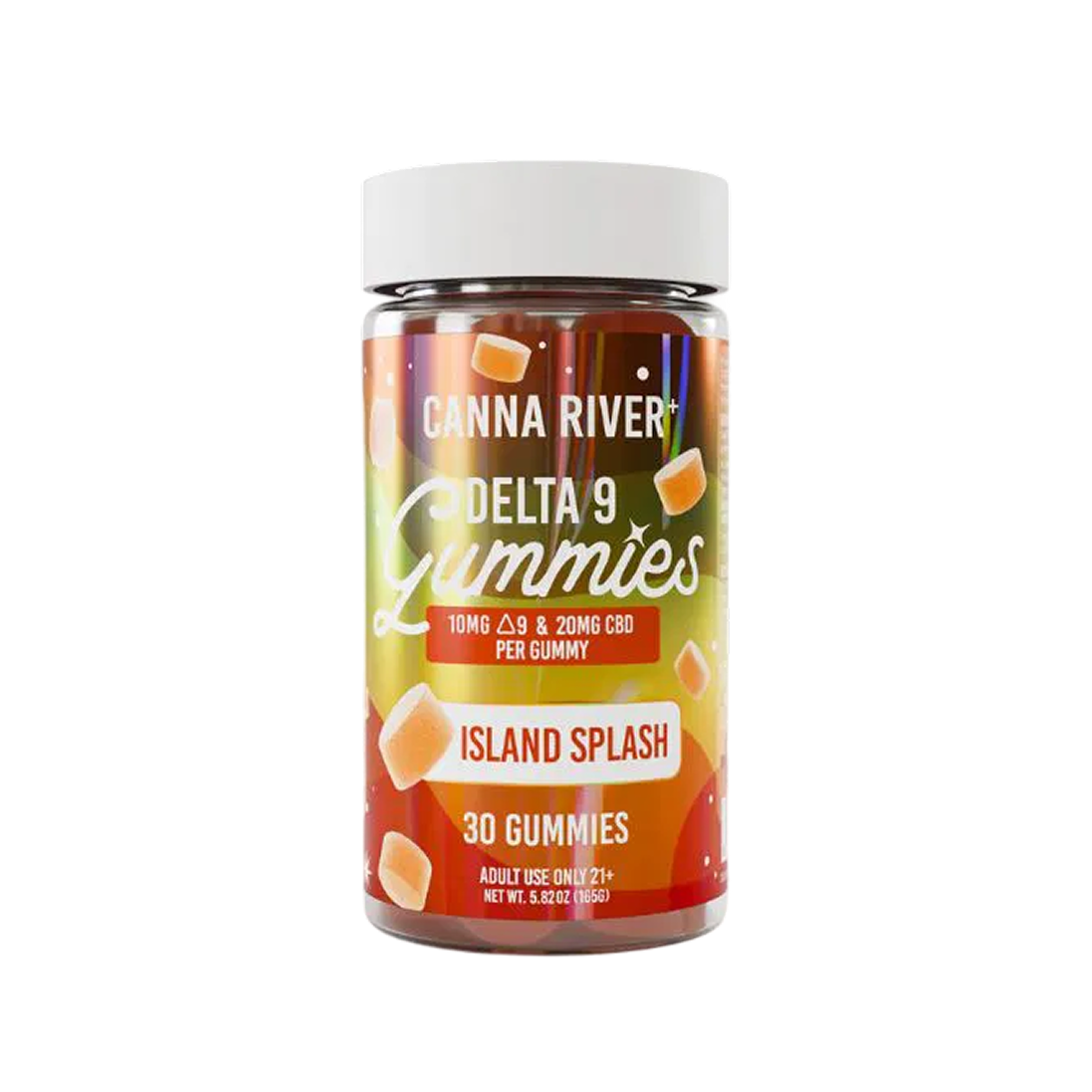 Canna River Island Splash: El Equilibrio Perfecto 10mg Delta-9 + 20mg CBD