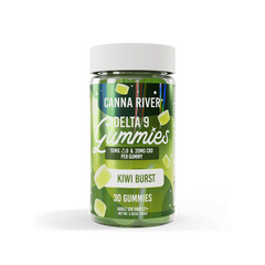 Canna River Delta-9 + CBD Gummies Kiwi Burst (30 pz / Fórmula de Espectro Completo)-1