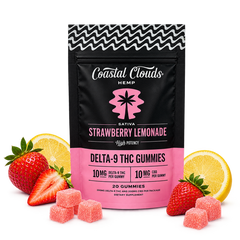 Coastal Clouds  Strawberry Lemonade D9 THC Gummies + CBG Sativa-1