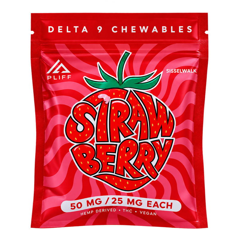 Uplift D9 Strawberry Chews Box 50mg-1