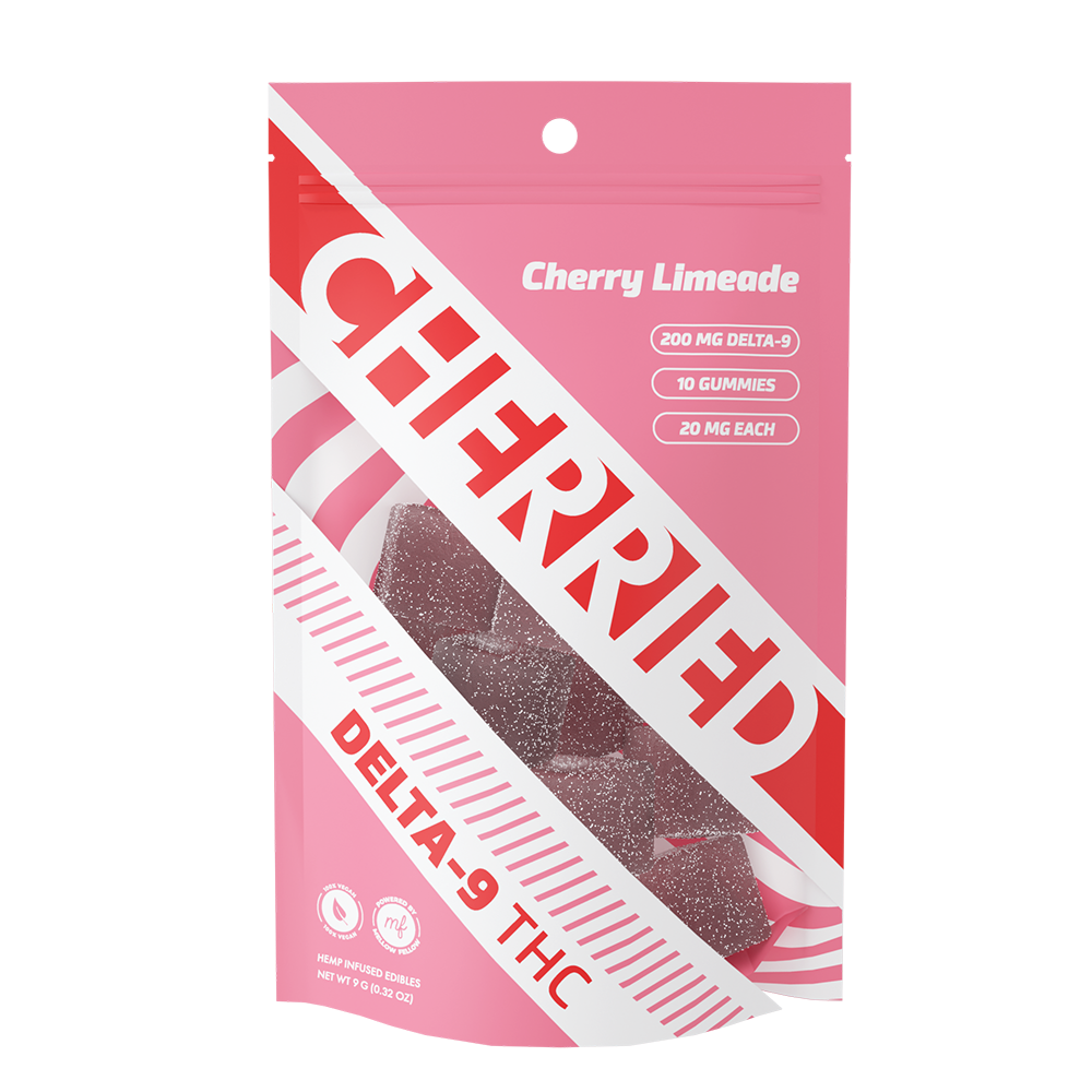Cherried 10pc Edibles 200mg Delta 9 Cherry Limeade