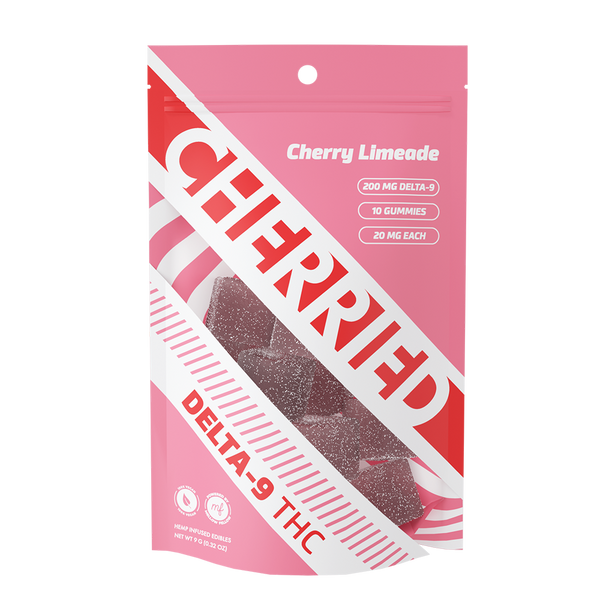 Cherried 10pc Edibles 200mg Delta 9 Cherry Limeade