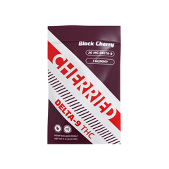 Cherried 1pc Edibles 20mg Delta 9 Black Cherry-1