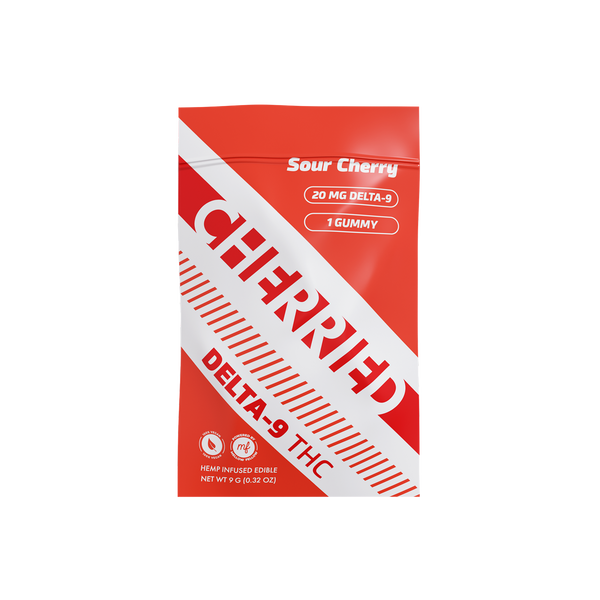 Cherried 1pz Edibles 20mg Delta 9 Sour Cherry