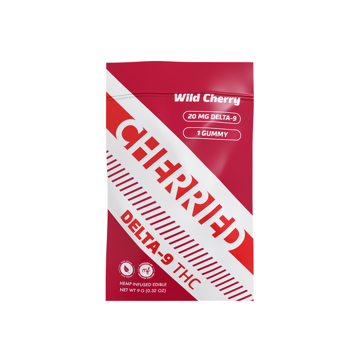 Cherried 1pc Edibles 20mg Delta 9 Wild Cherry