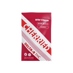 Cherried 1pc Edibles 20mg Delta 9 Wild Cherry-1