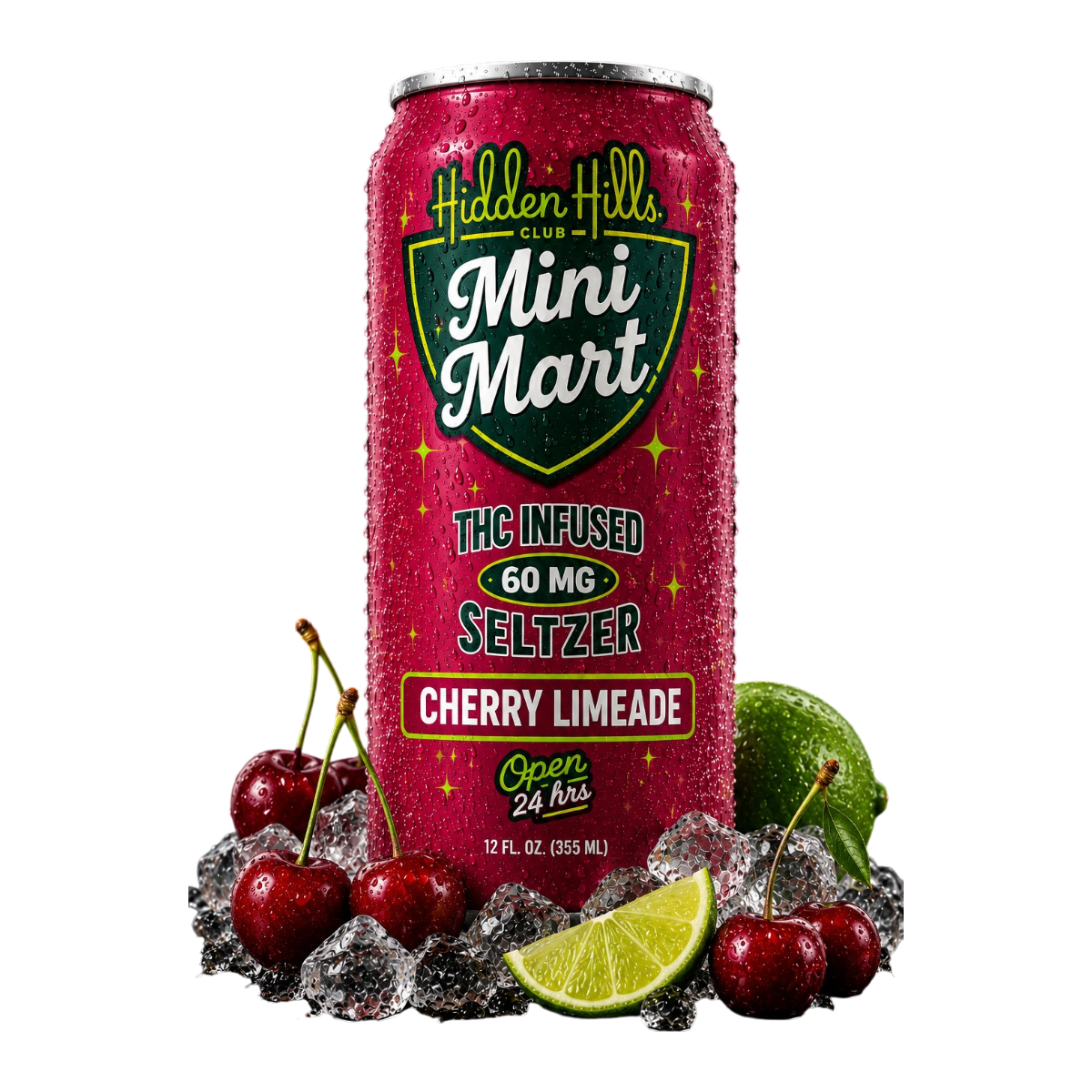 Hidden Hills 60 Mg Drink - Mini Mart Thca - Cherry Limeade-1