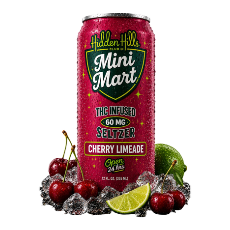 THC Hidden Hills 60 Mg Drink - Mini Mart Thca - Cherry Limeade