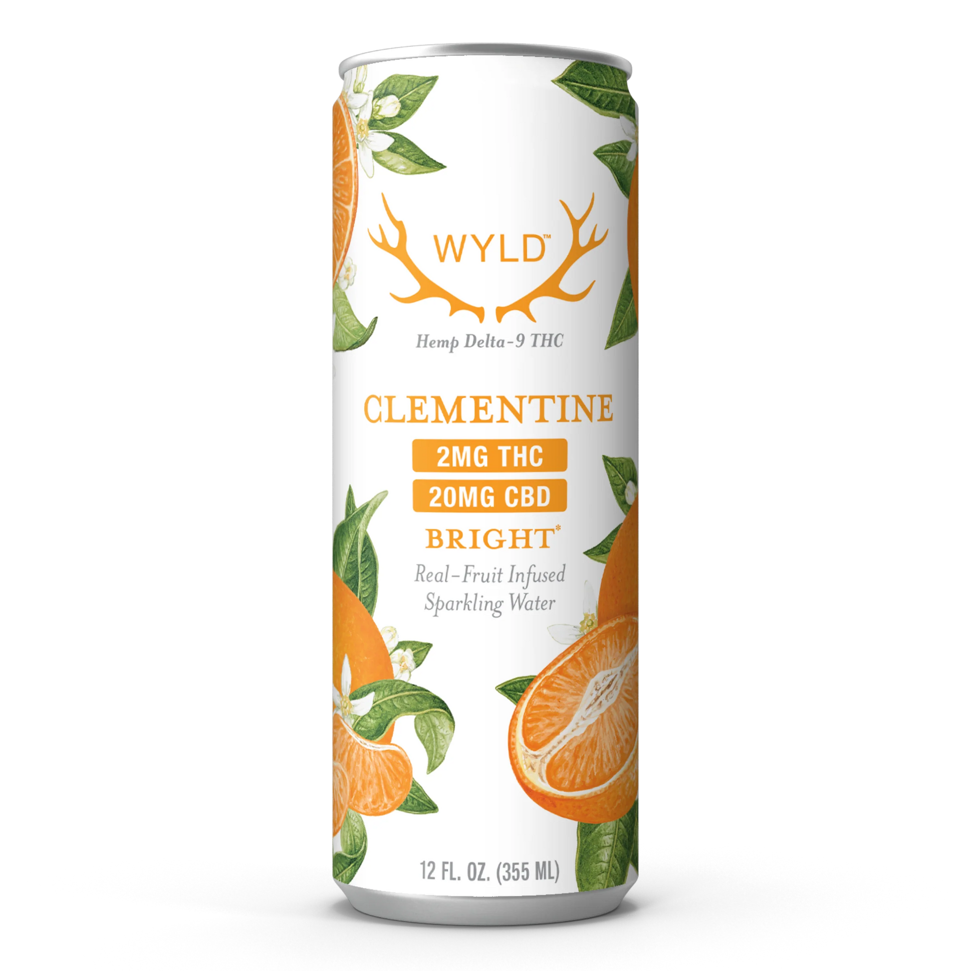 WYLD SPARKLING WATER THC 2MG CBD 20MG CLEMENTINE-1