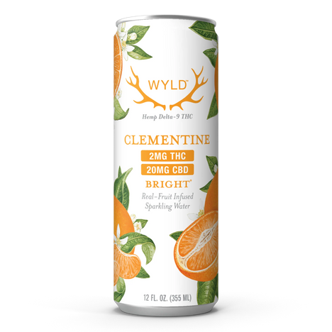 WYLD SPARKLING WATER THC 2MG CBD 20MG CLEMENTINE